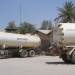 Septic tank servicing trucks